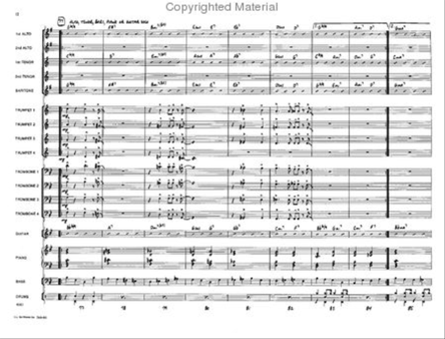 Exit 135 North Jazz Ensemble scores gallery preview page 11