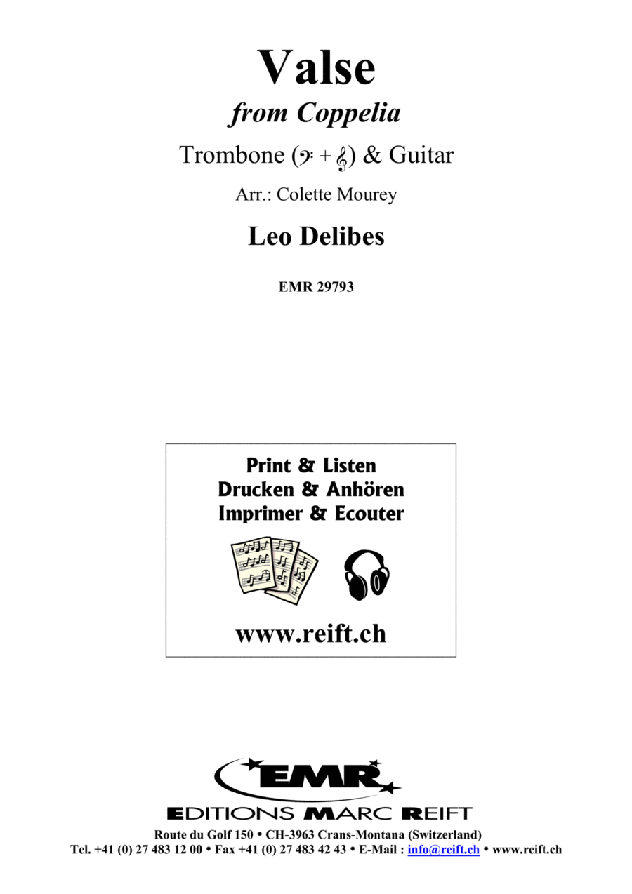 Valse Trombone scores gallery preview page 1