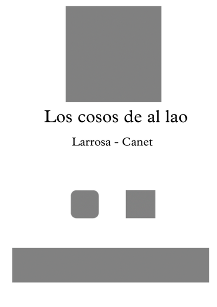 Los cosos de al lao - guitar tango. image number null