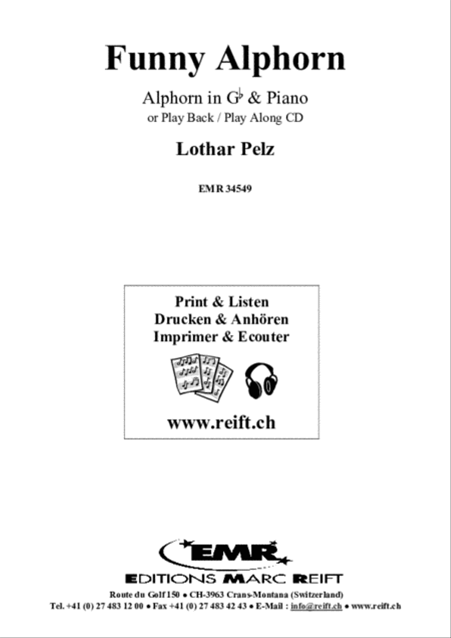 Funny Alphorn Piano Accompaniment scores gallery preview page 2