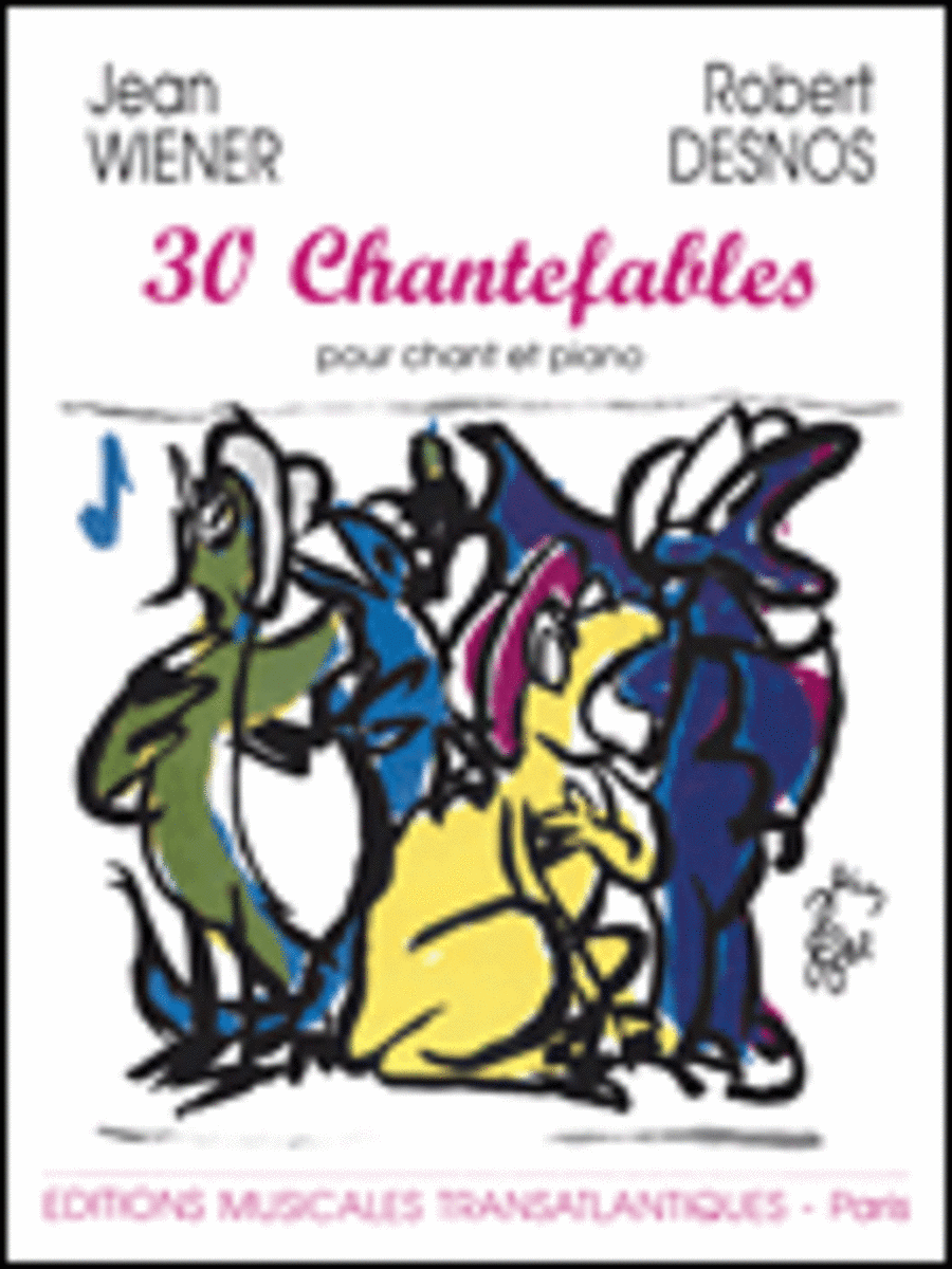 Wiener 30 Chantefables V/s Voice scores gallery preview page 1
