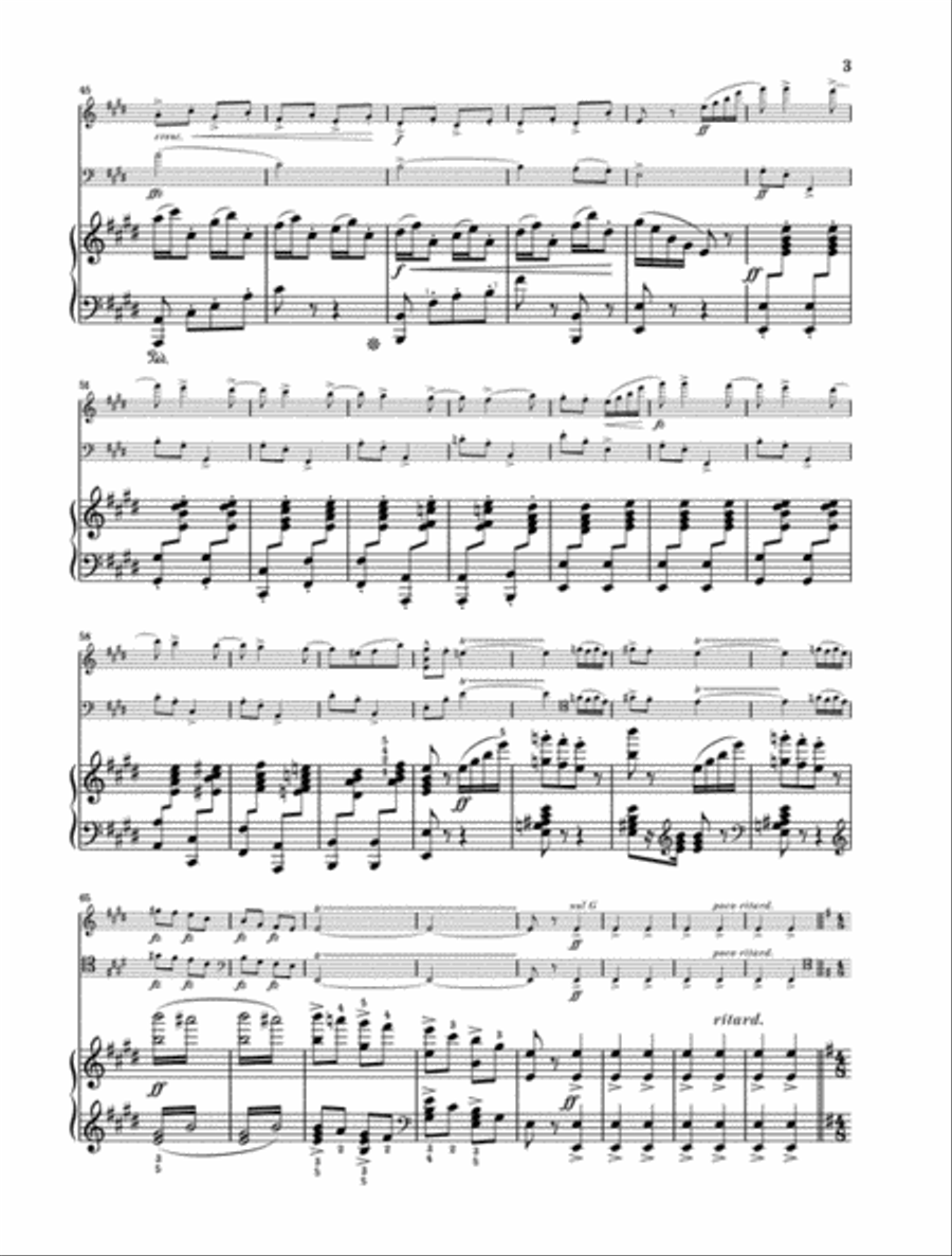 Dumky Piano Trio Op. 90 Piano Trio scores gallery preview page 4