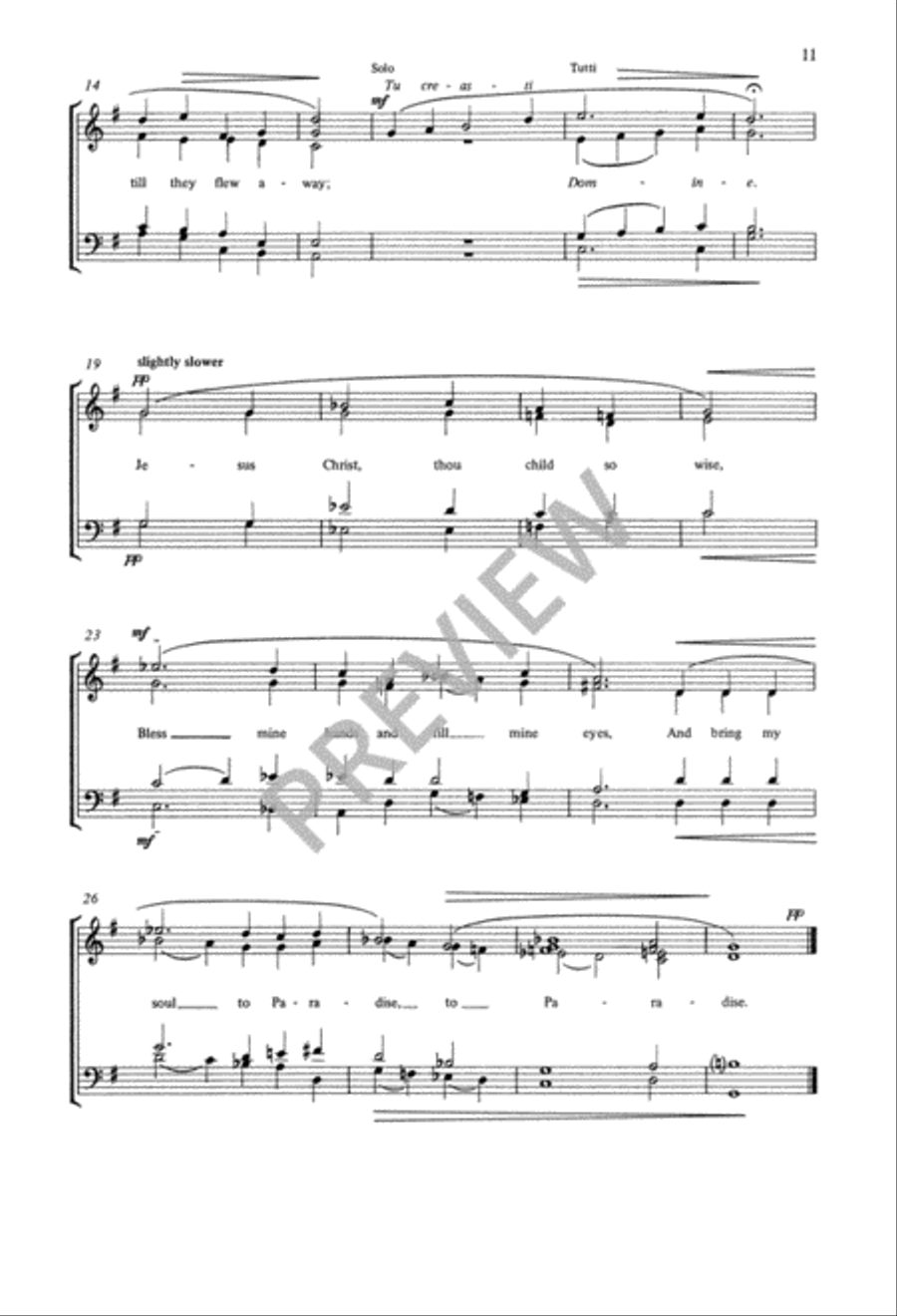 Three Short Anthems Three Short Anthems 4-Part scores gallery preview page 12