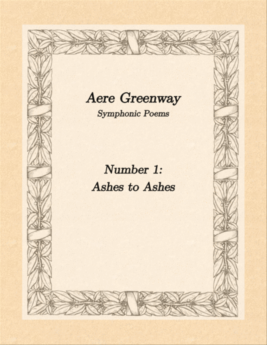 Symphonic Poem #1: Ashes to Ashes Full Orchestra scores gallery preview page 1