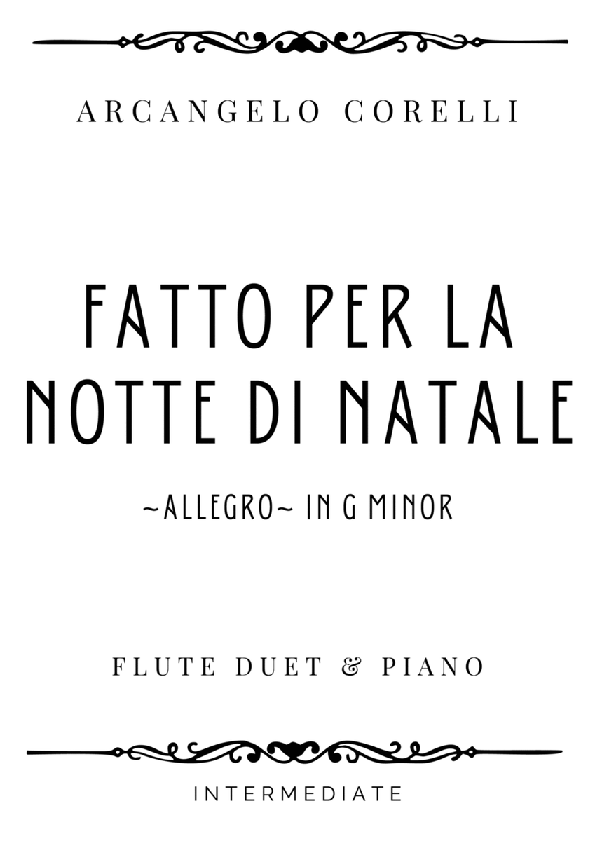 Corelli - Allegro from Fatto per la Notte di Natale - Intermediate image number null