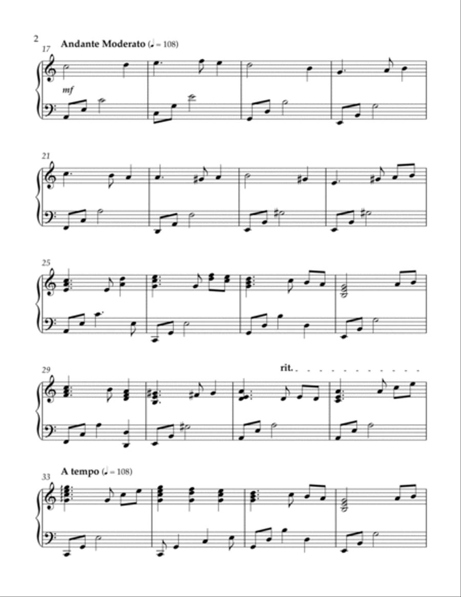 What Child Is This Piano Solo scores gallery preview page 2
