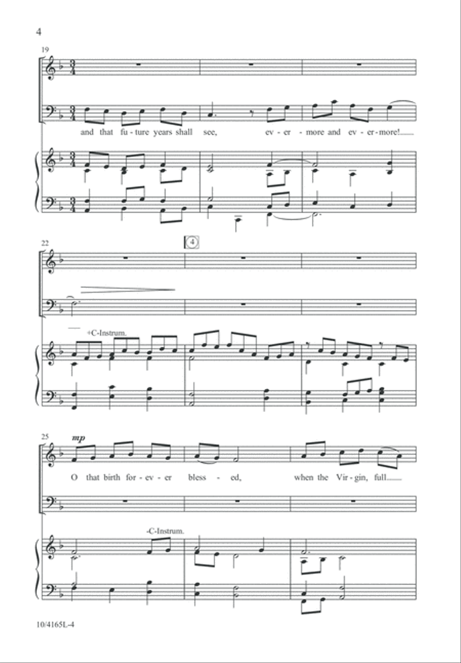 Joy of Every Longing Heart 4-Part scores gallery preview page 5