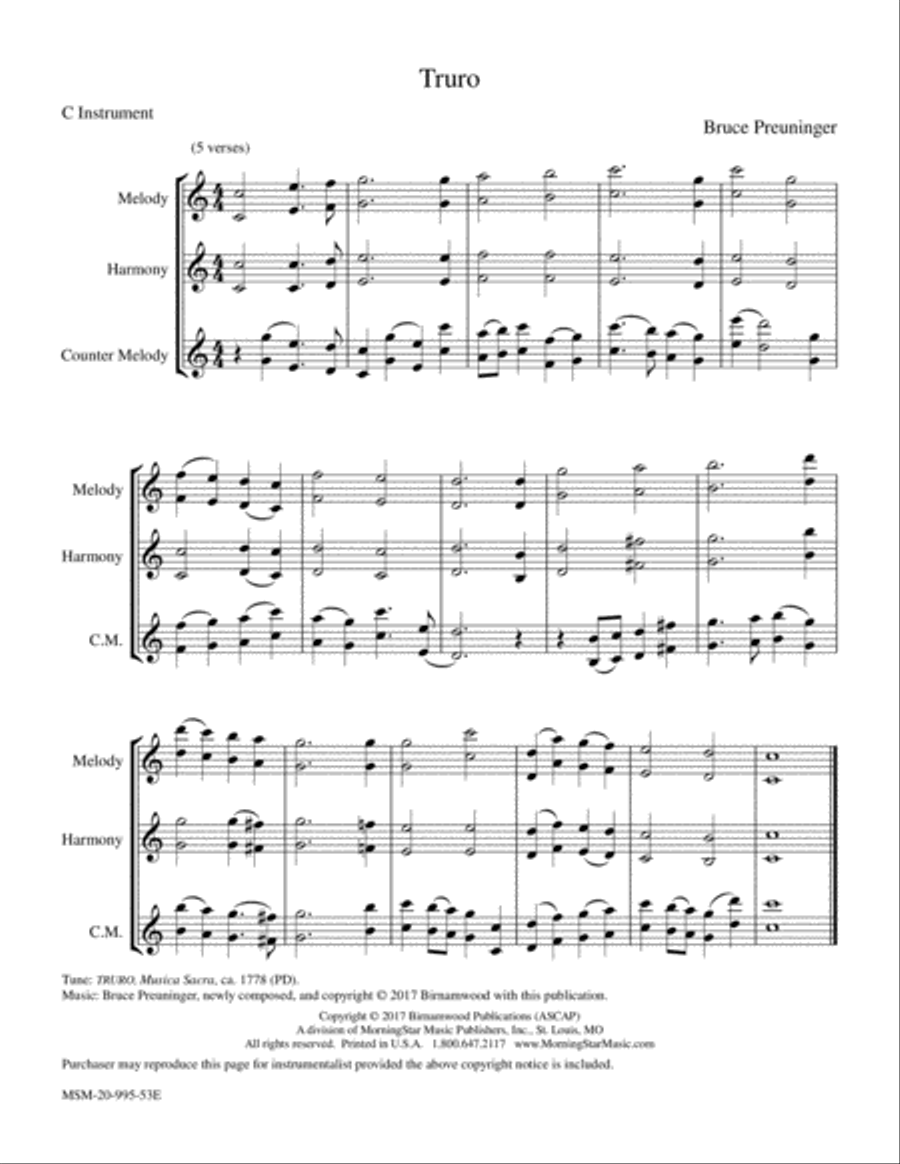 Truro Truro Piano and Keyboard scores gallery preview page 1