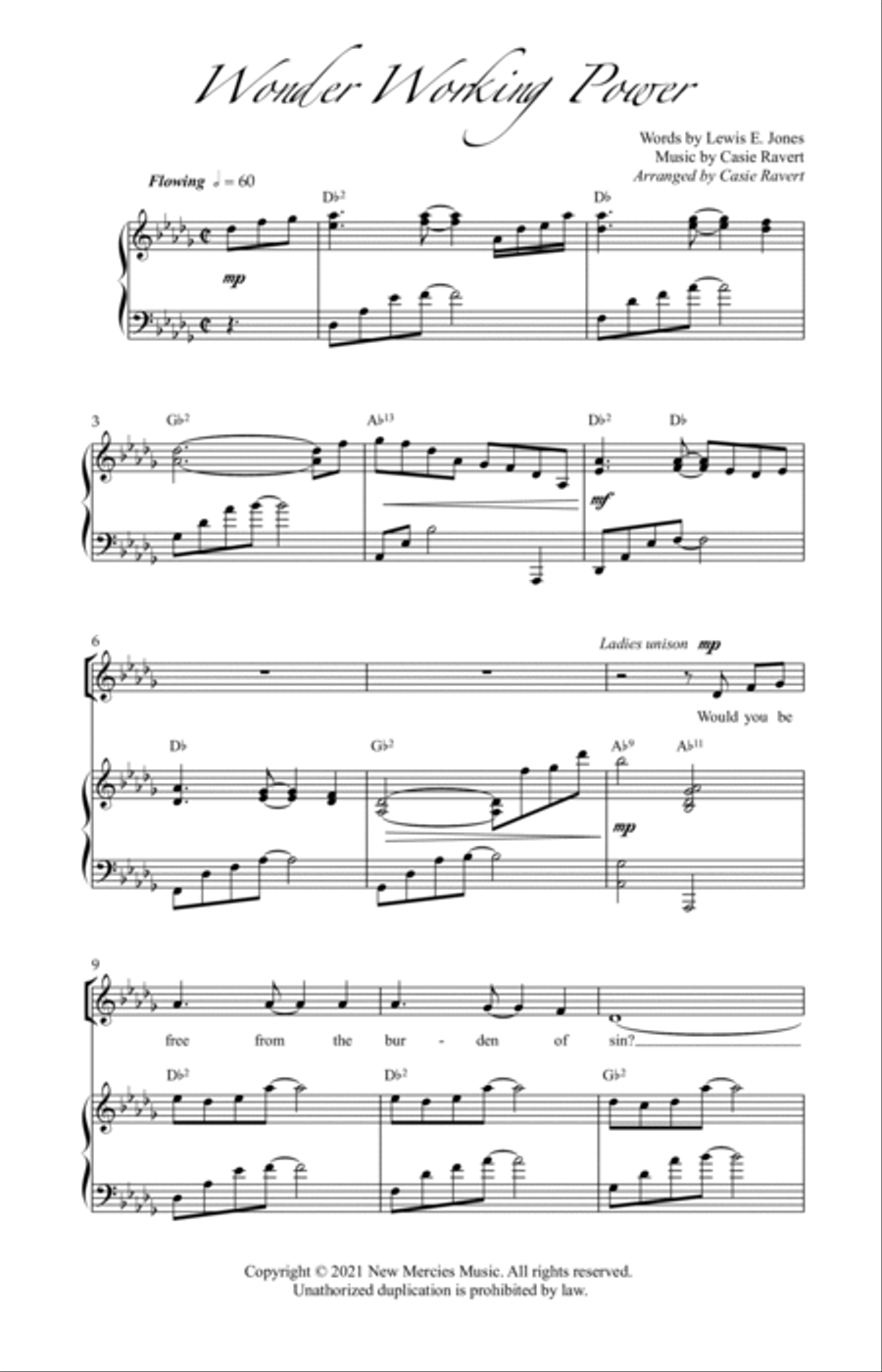 Wonder Working Power 4-Part scores gallery preview page 2