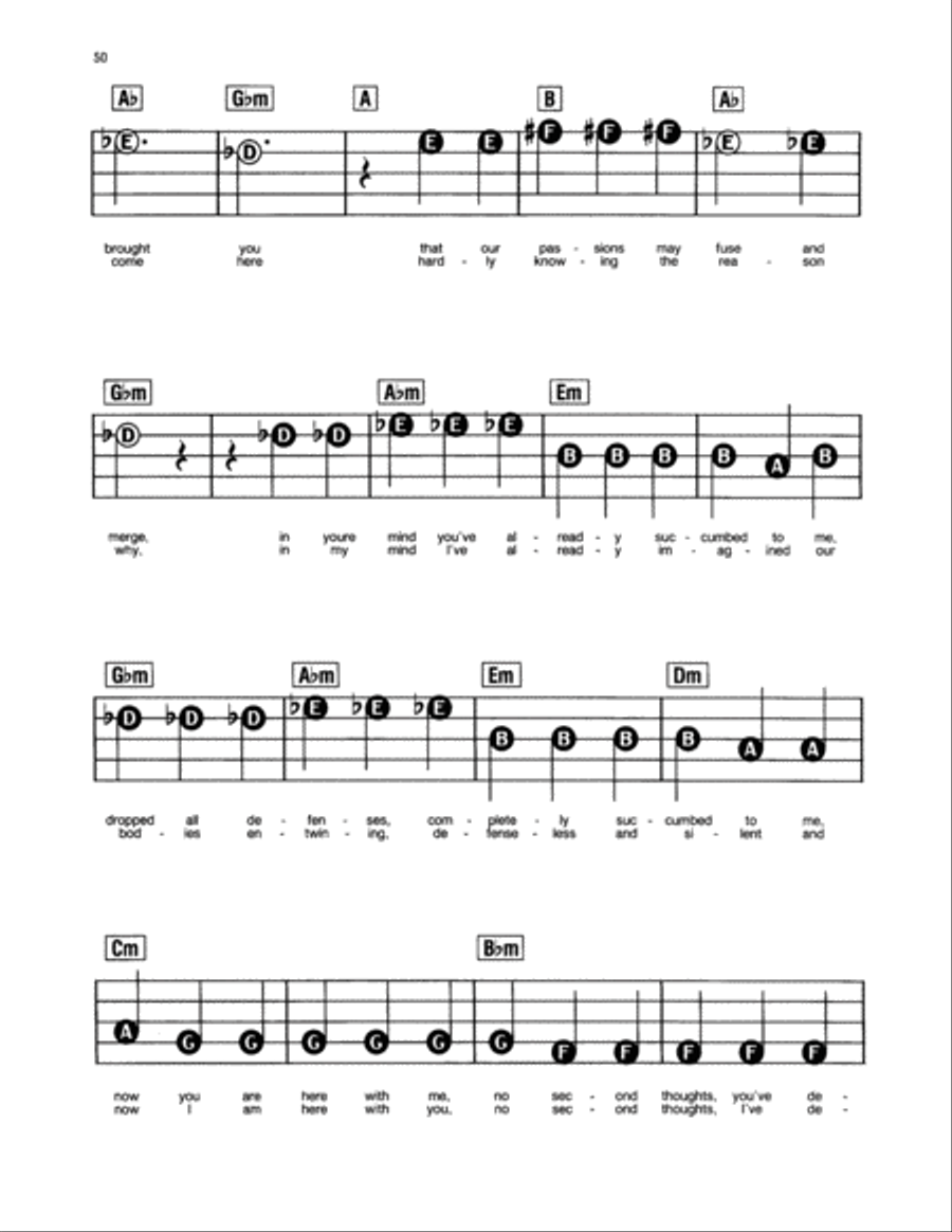The Point Of No Return (from The Phantom Of Opera) Electronic Keyboard scores gallery preview page 2