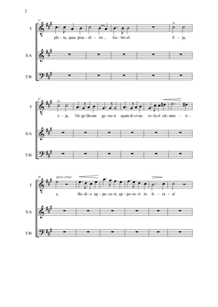 Pueri concinite - Vocal score