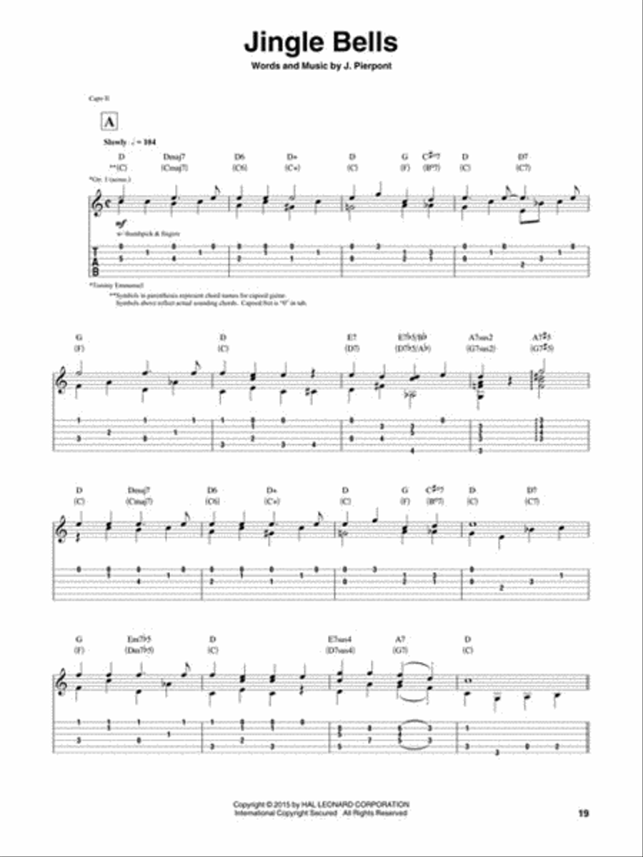 Tommy Emmanuel – All I Want for Christmas Electric Guitar scores gallery preview page 4