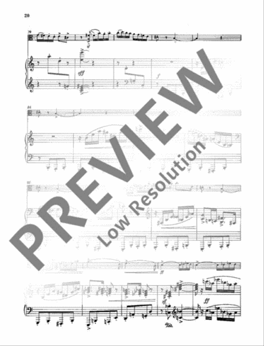 Sonata in E Sonata in E Piano Accompaniment scores gallery preview page 21