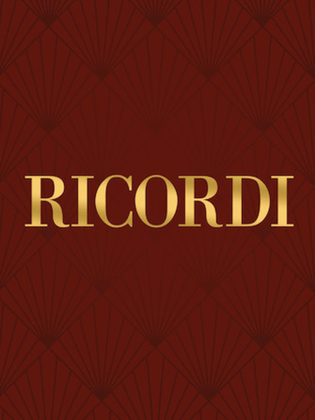 Turandot Act 3 Score Puccini Arranged By Berio (2001)
