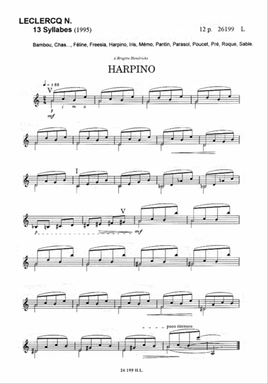 Syllabes (13) Acoustic Guitar scores gallery preview page 2