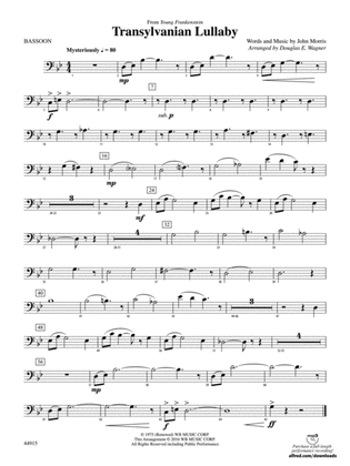 Transylvanian Lullaby: Bassoon