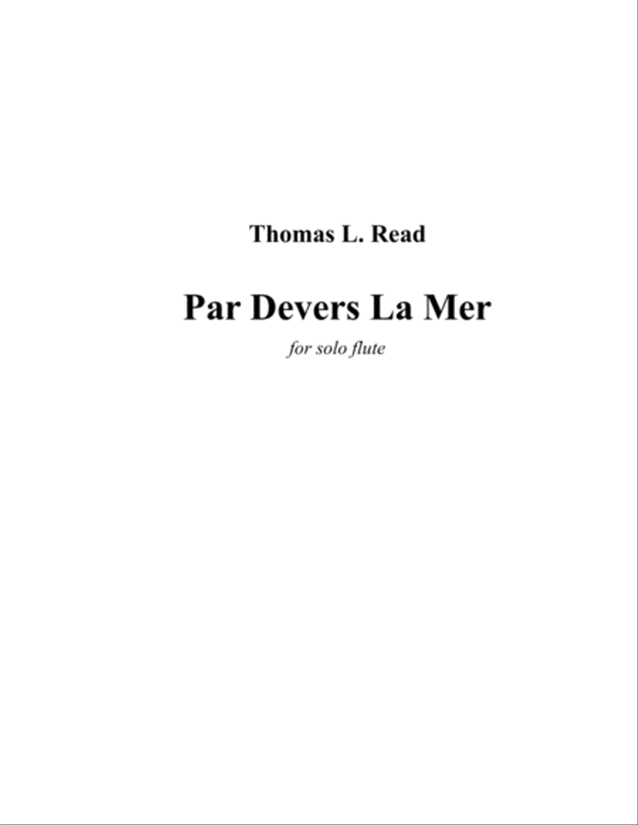 [Read] Par Devers La Mer Flute Solo scores gallery preview page 3