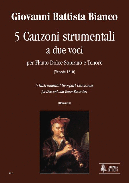 5 Instrumental two-part Canzonas (Venezia 1610) for Descant and Tenor Recorders