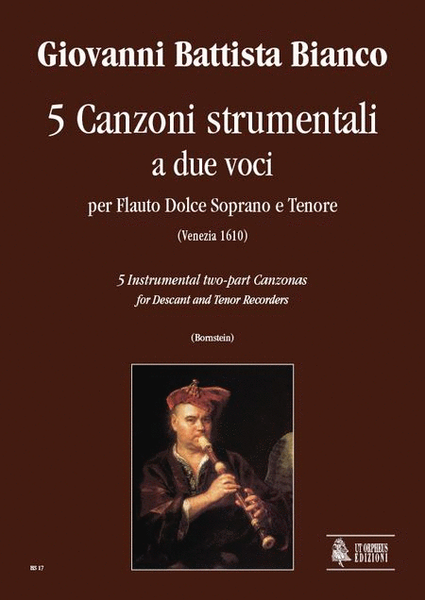 5 Instrumental two-part Canzonas (Venezia 1610) for Descant and Tenor Recorders image number null