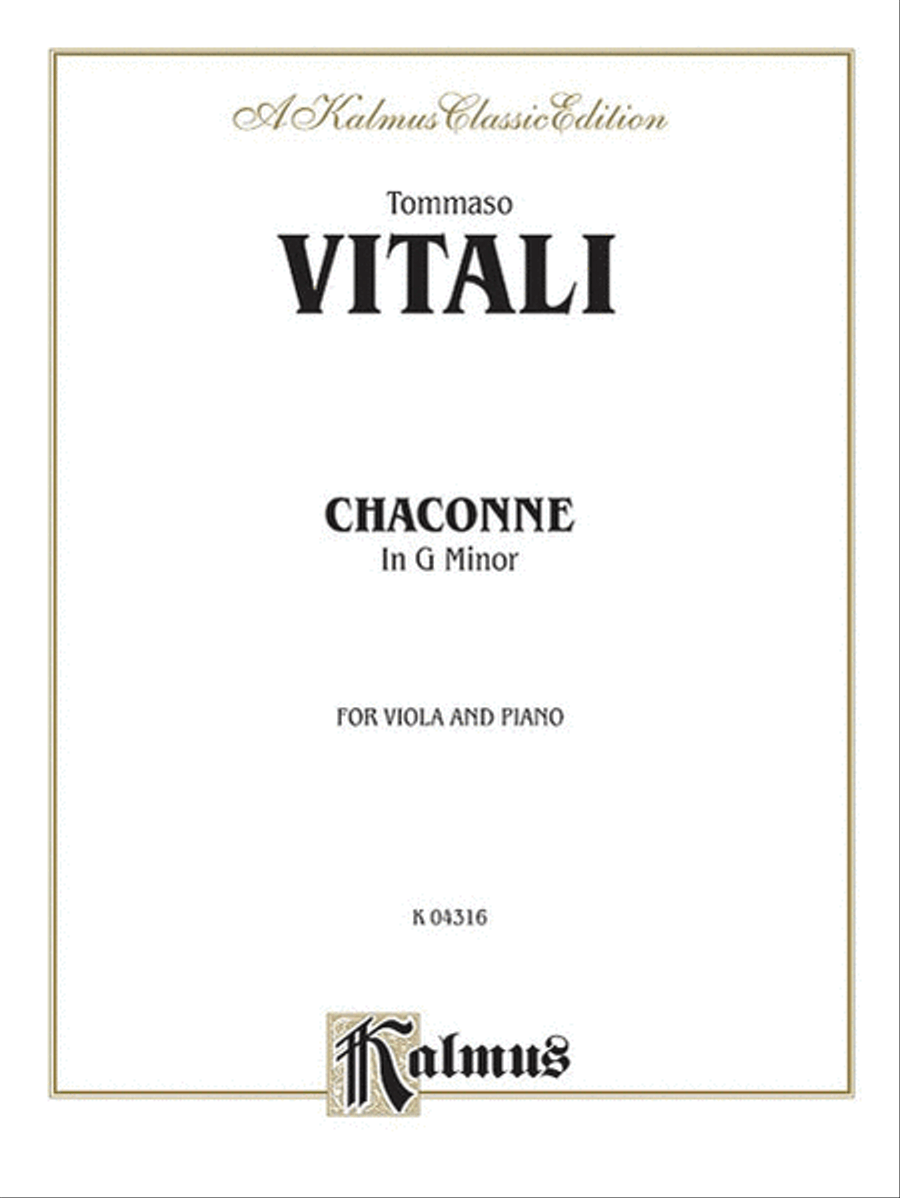 Chaconne in G Minor Small Ensemble scores gallery preview page 1