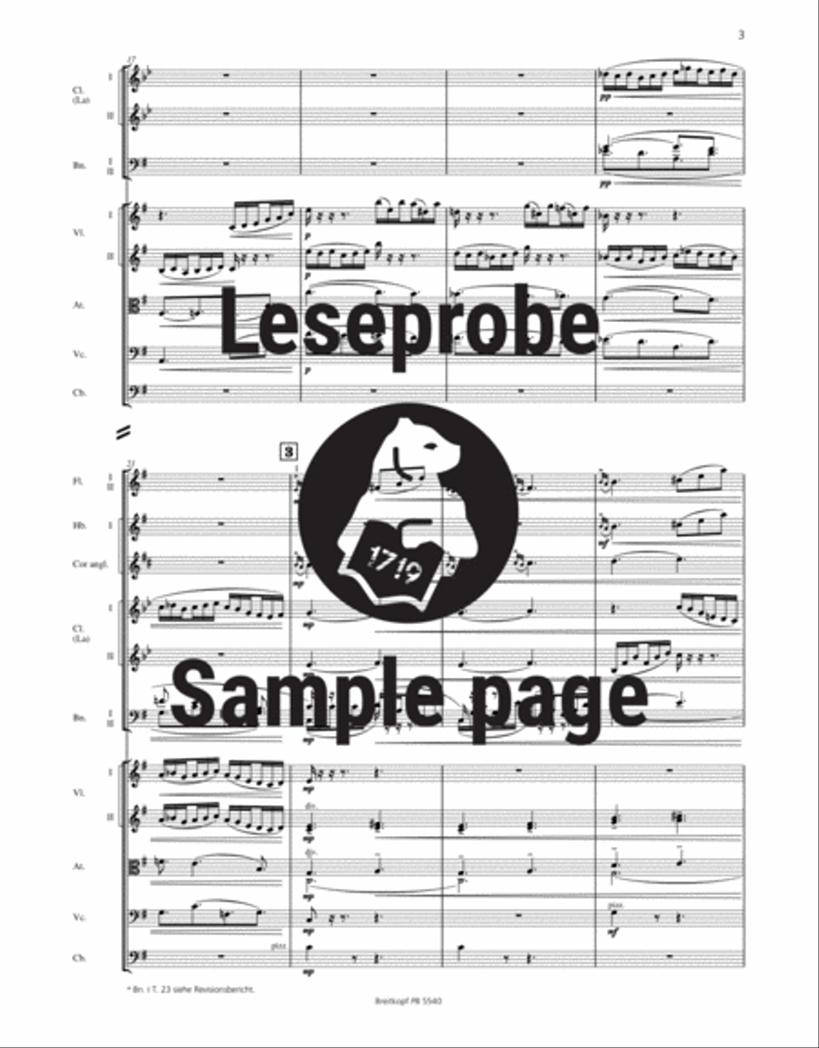 Le Tombeau de Couperin Orchestra scores gallery preview page 4