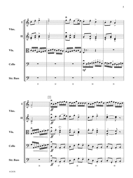 Dance of the Tumblers (from the Opera Snow Maiden): Score