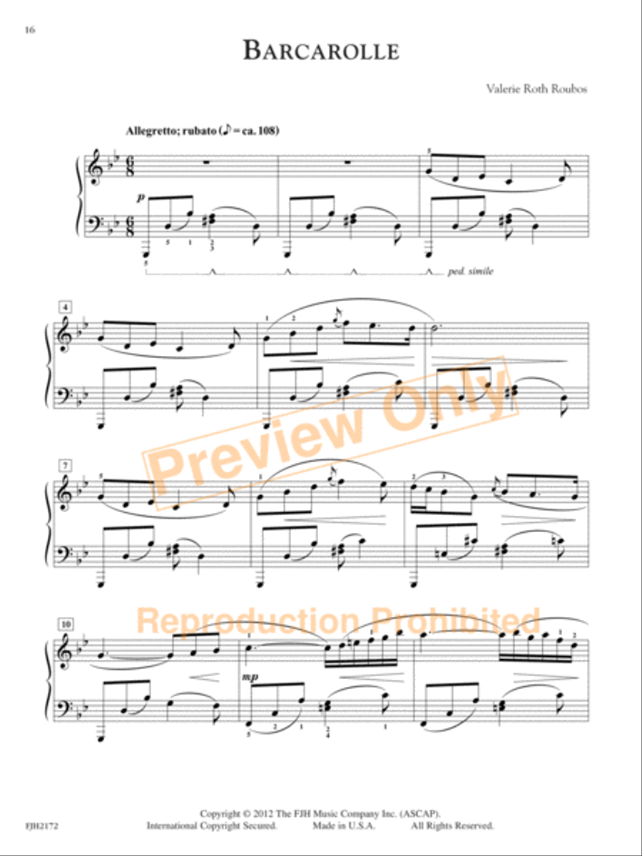 In Recital! for the Advancing Pianist, Original Solos, Book 2 (NFMC) Piano Method scores gallery preview page 2