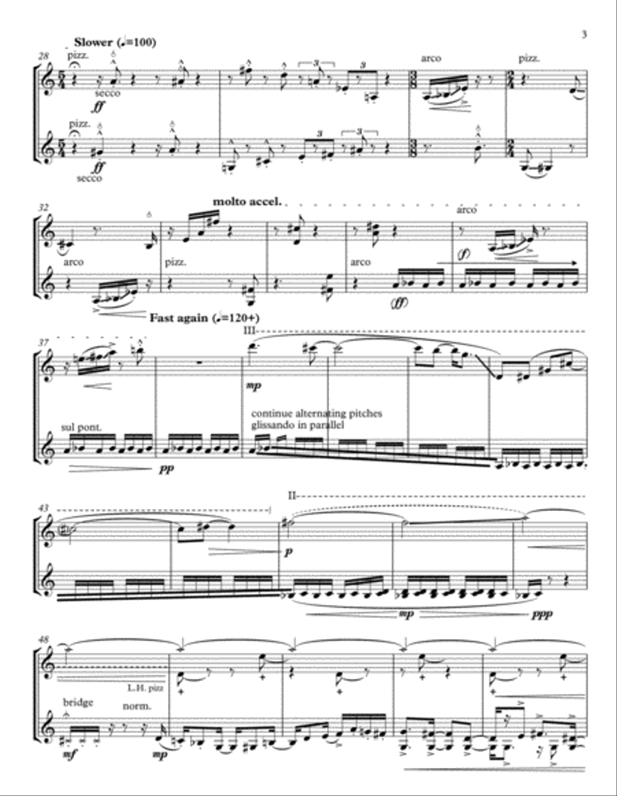 Pieces for Two Violins Pieces for Two Violins Violin Solo scores gallery preview page 3