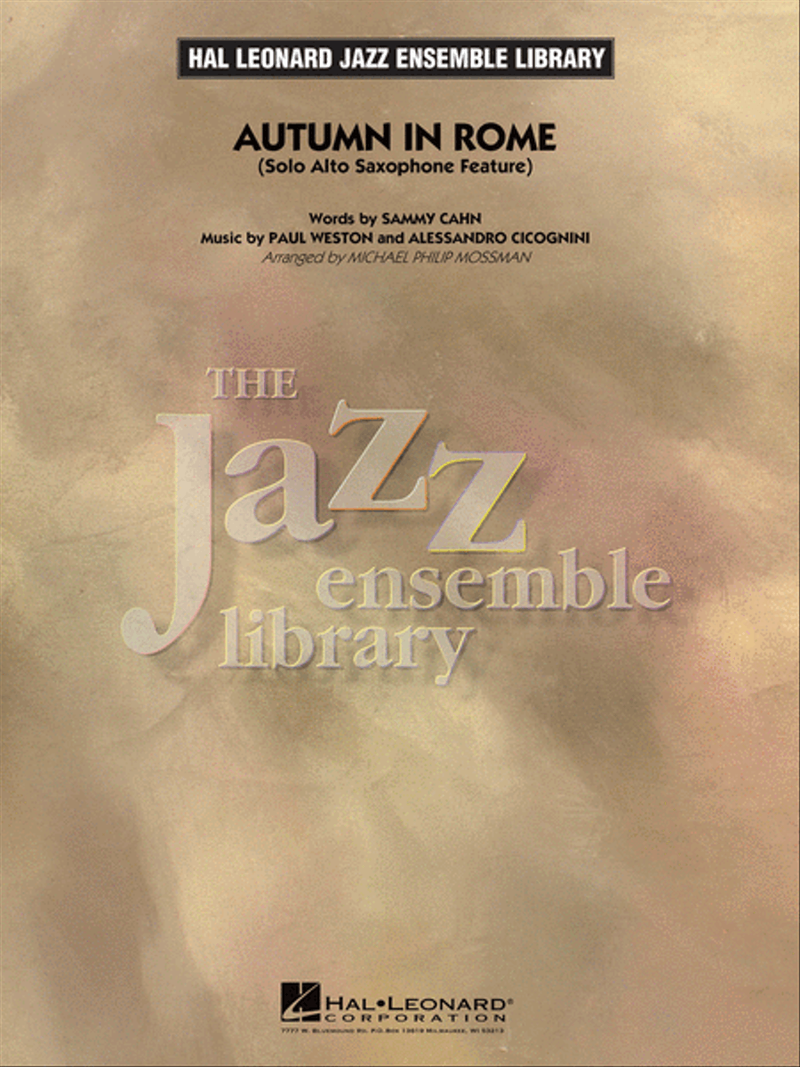 Autumn in Rome Jazz Ensemble scores gallery preview page 1