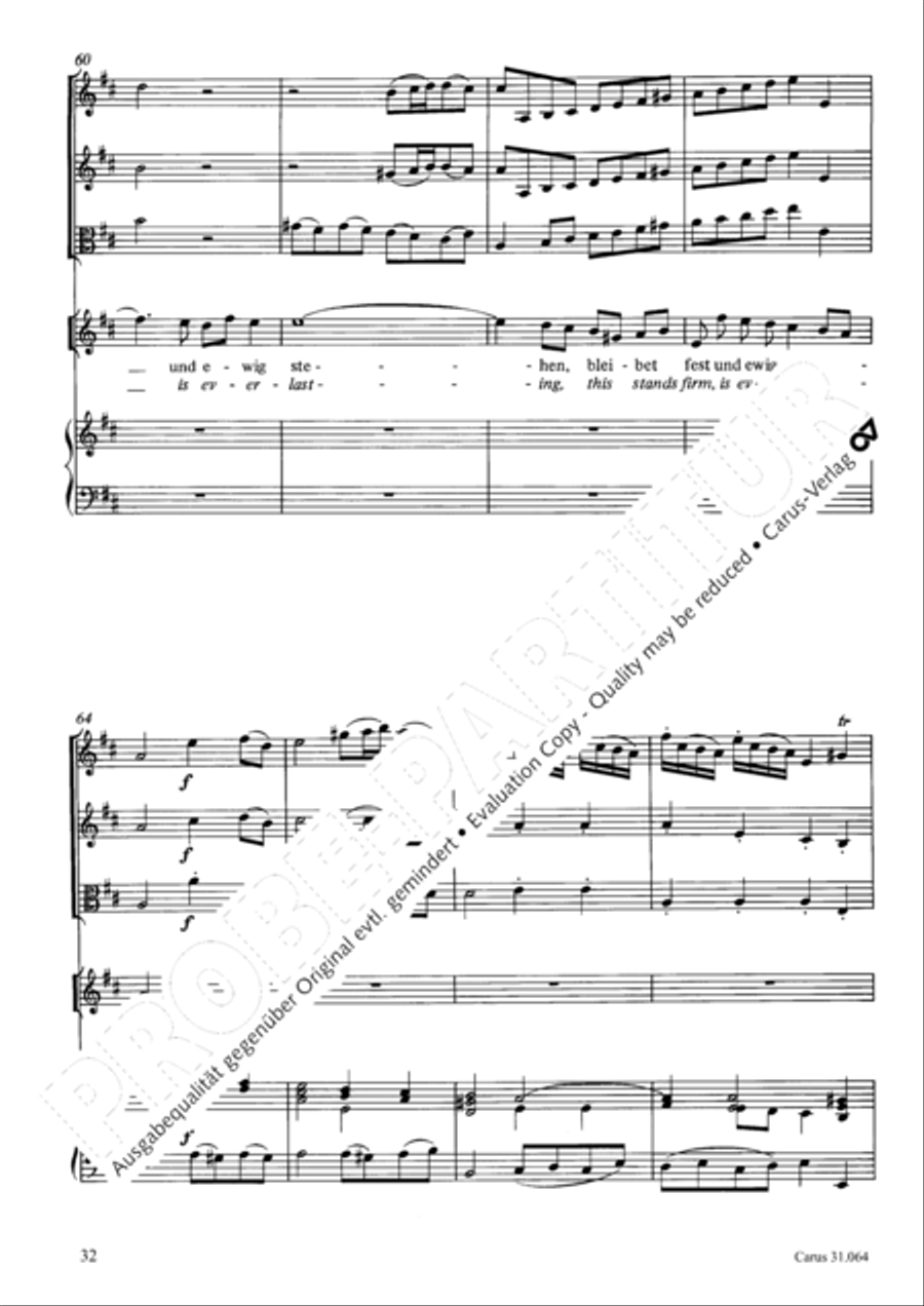 See now, what kind of love (Sehet, welch eine Liebe hat uns der Vater erzeiget) 4-Part scores gallery preview page 33