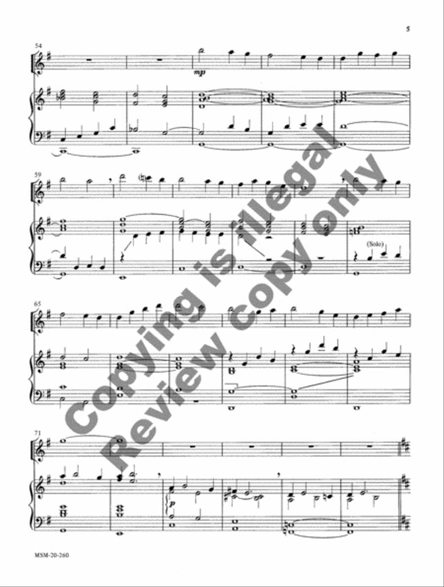 An Epiphany Prelude for Flute and Organ Flute Solo scores gallery preview page 9