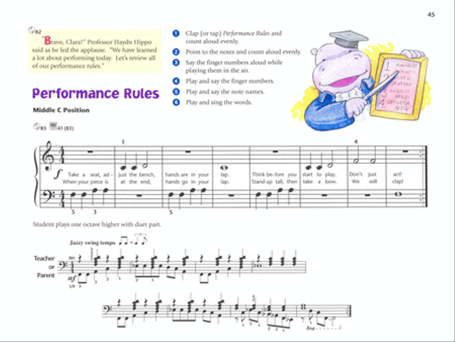 Music for Little Mozarts Music Lesson Book, Book 3 Piano Method scores gallery preview page 4