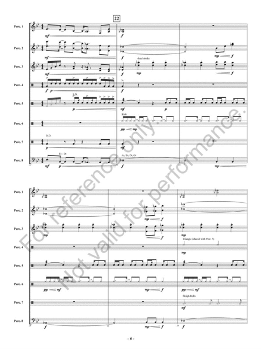 Ritmo Bongito Ritmo Bongito Percussion Ensemble scores gallery preview page 7