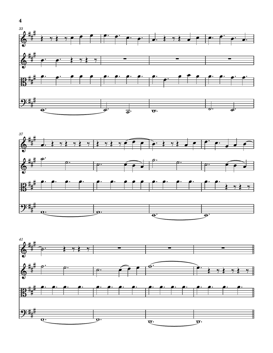 Shepherd Boy String Quartet scores gallery preview page 5