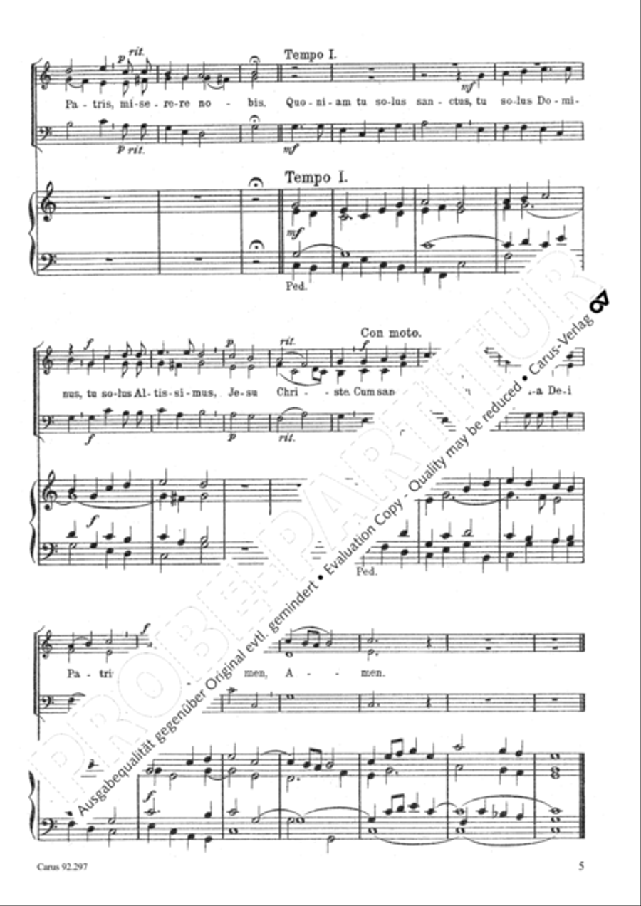 Missa Salve Regina 3-Part scores gallery preview page 6