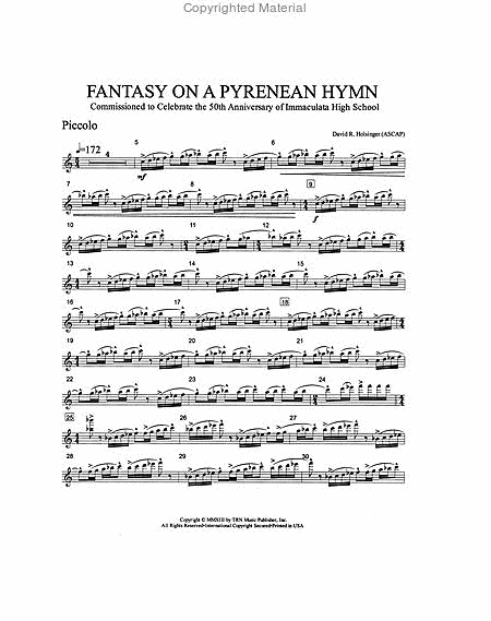 Fantasy on a Pyrenean Hymn (set) image number null