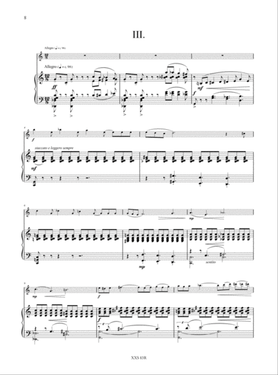 Concerto Lirico for Violin and Orchestra (1978-79) Violin Solo scores gallery preview page 4
