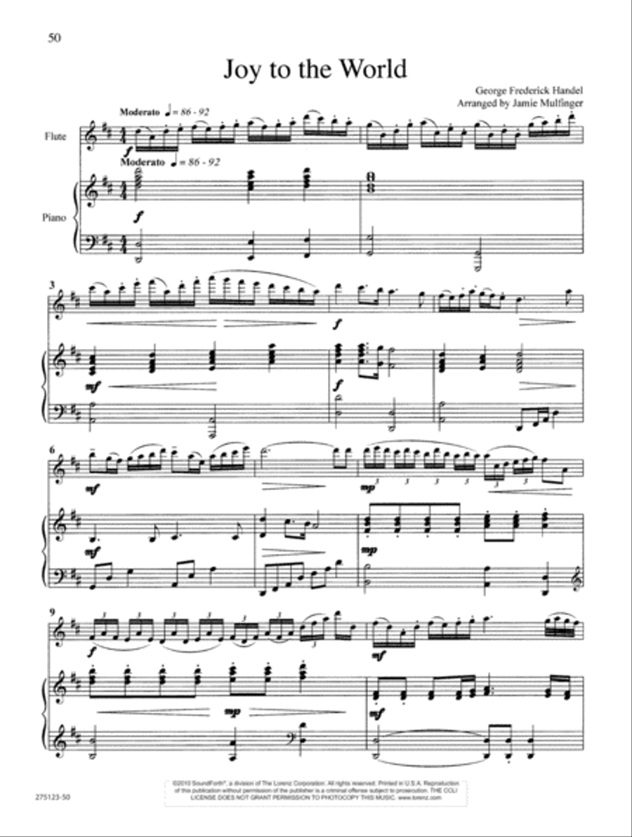Christmas Journeys Flute Solo scores gallery preview page 23