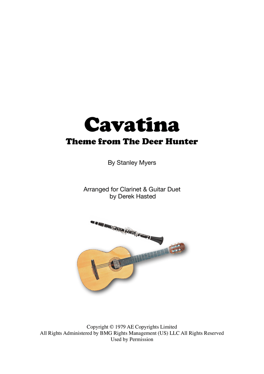 Cavatina Clarinet scores gallery preview page 1