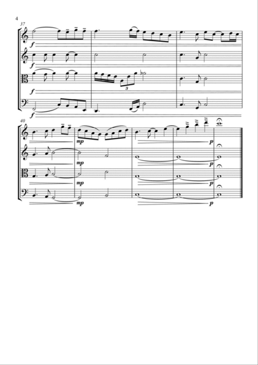 Quarteto nº 1 String Quartet scores gallery preview page 4