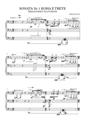 Sonata no 1 for piano in 3 mouv.