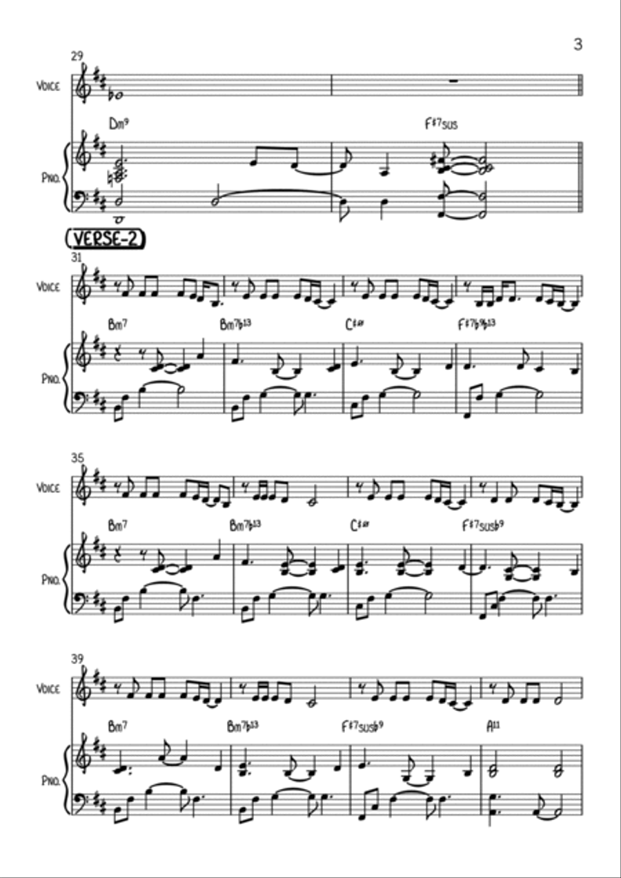 Secrets for Nicotine (Classical Version) Piano Solo scores gallery preview page 3