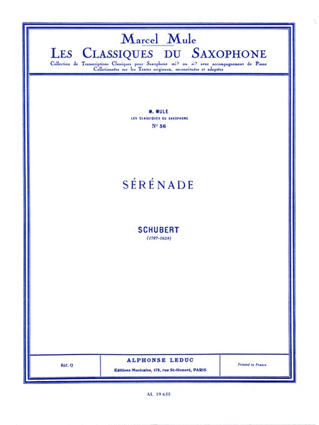 Serenade - Classiques No. 56