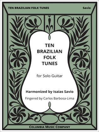 Book cover for Ten Brazilian Folk Tunes