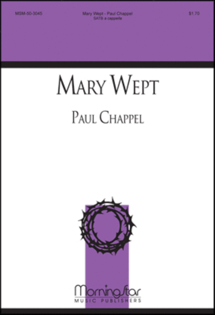 Mary Wept 4-Part scores gallery preview page 1
