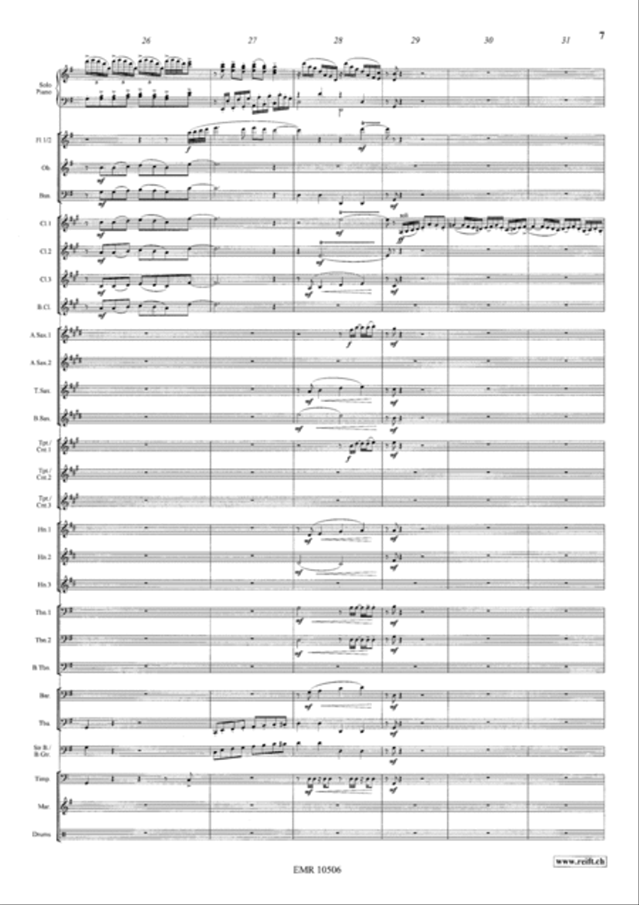 Shosholoza Concert Band scores gallery preview page 7