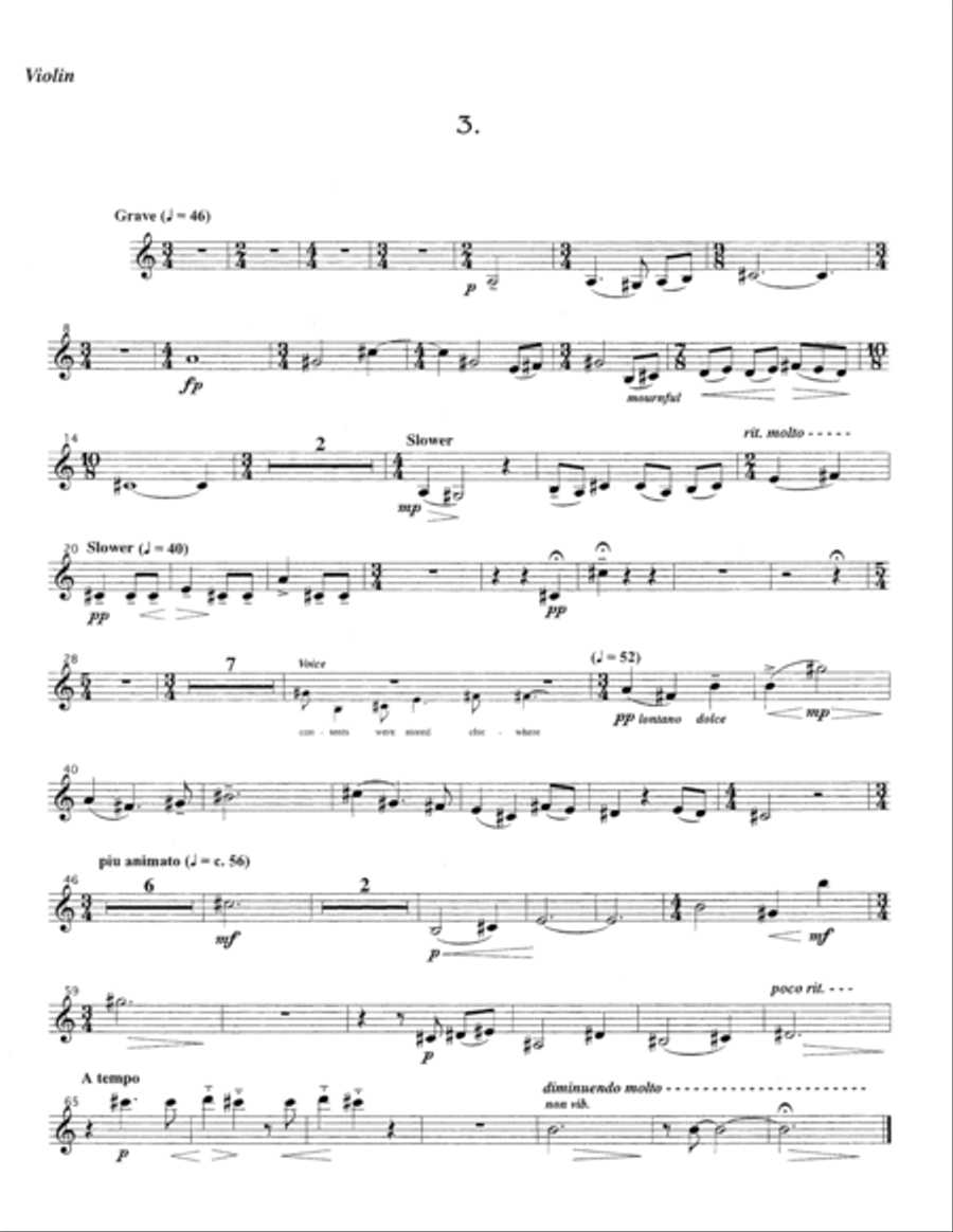 Jamaica's Songs (Downloadable String Parts) Set of Parts scores gallery preview page 5