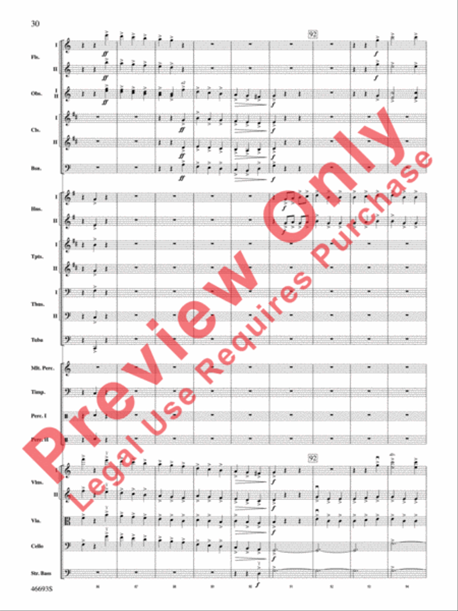 Suite of Carols Full Orchestra scores gallery preview page 31