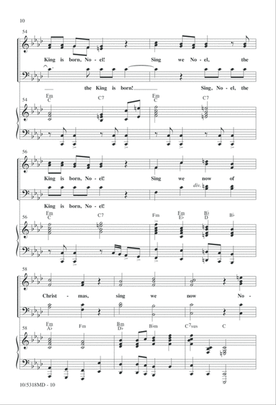 We Three Kings Medley 4-Part scores gallery preview page 10
