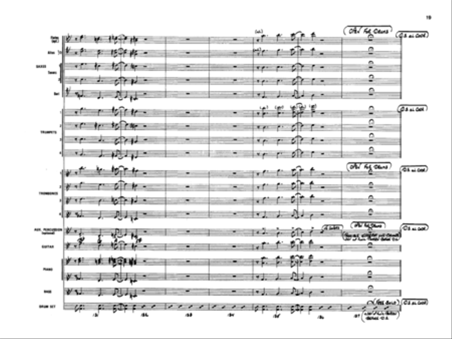 Andromeda Jazz Ensemble scores gallery preview page 18